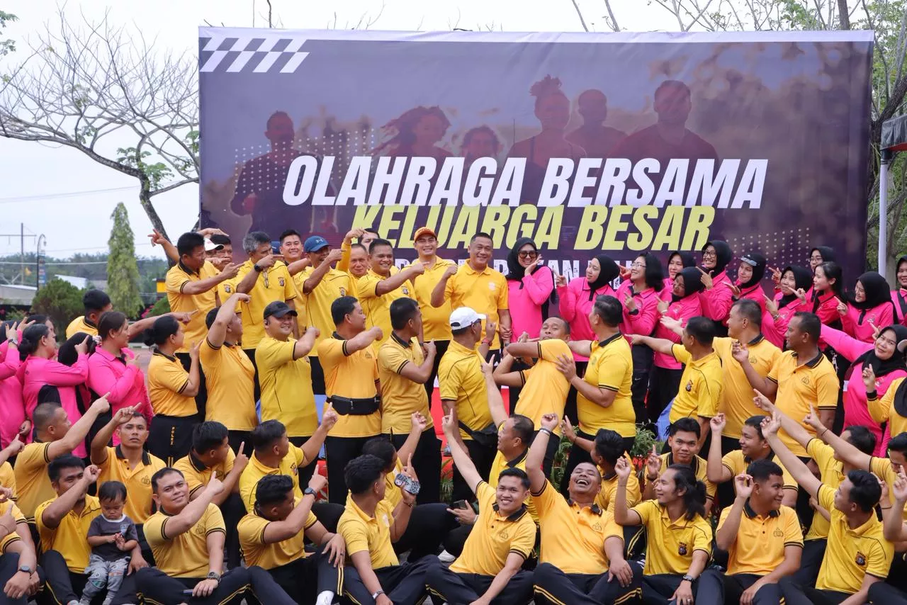 Motivasi Hidup Sehat, Kapolres Rohil Gelar Lomba Turun Berat Badan Anggota Polres
