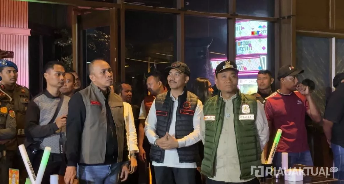 Polresta Pekanbaru dan Pemko Razia THM, Dapati Dua Wanita Positif Narkoba