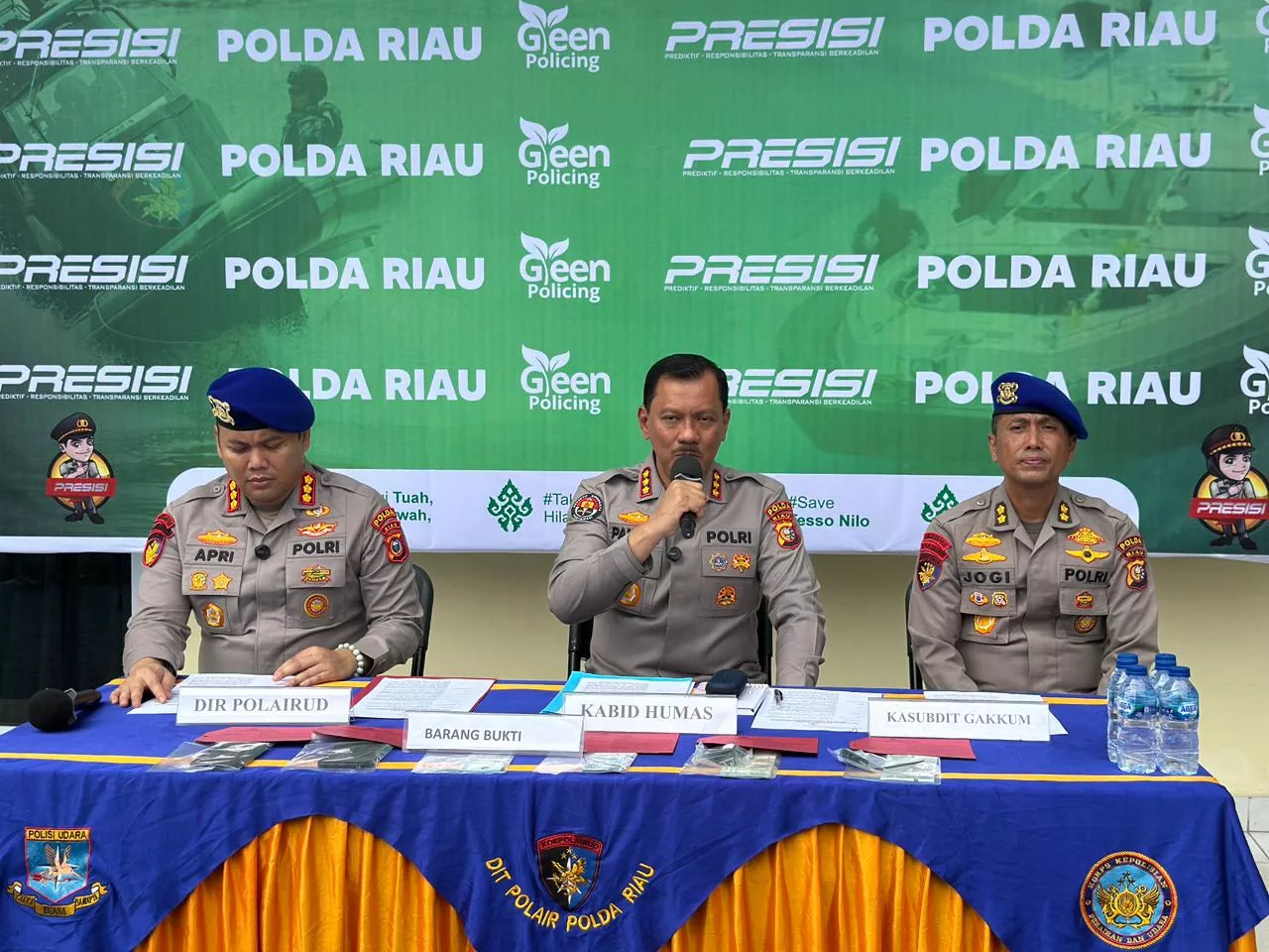 Ditpolairud Polda Riau Gagalkan Penyelundupan 18 WNA Myanmar ke Malaysia
