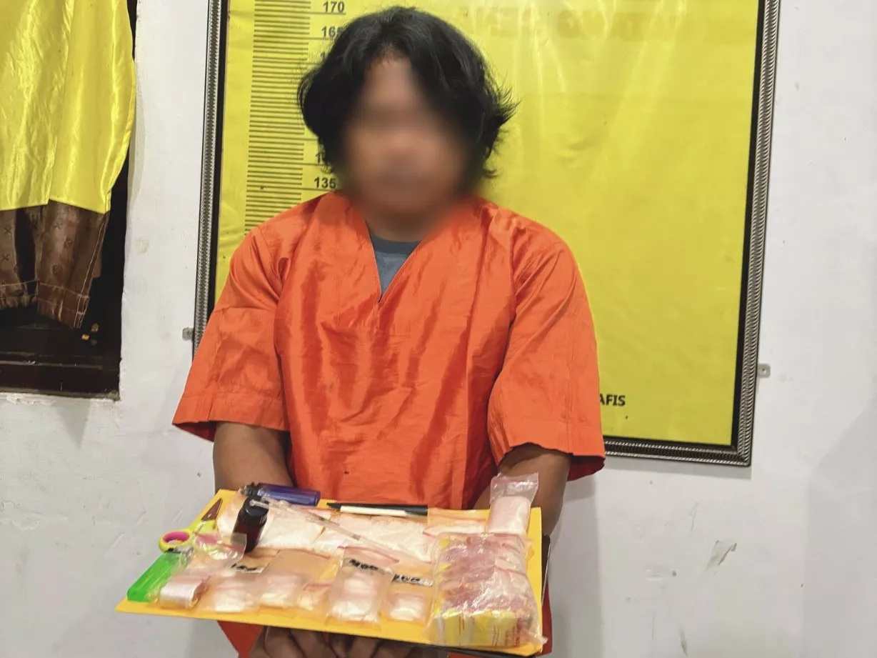Bandar Sabu di Inhu Dibekuk, Polisi Amankan 39 Paket Sabu