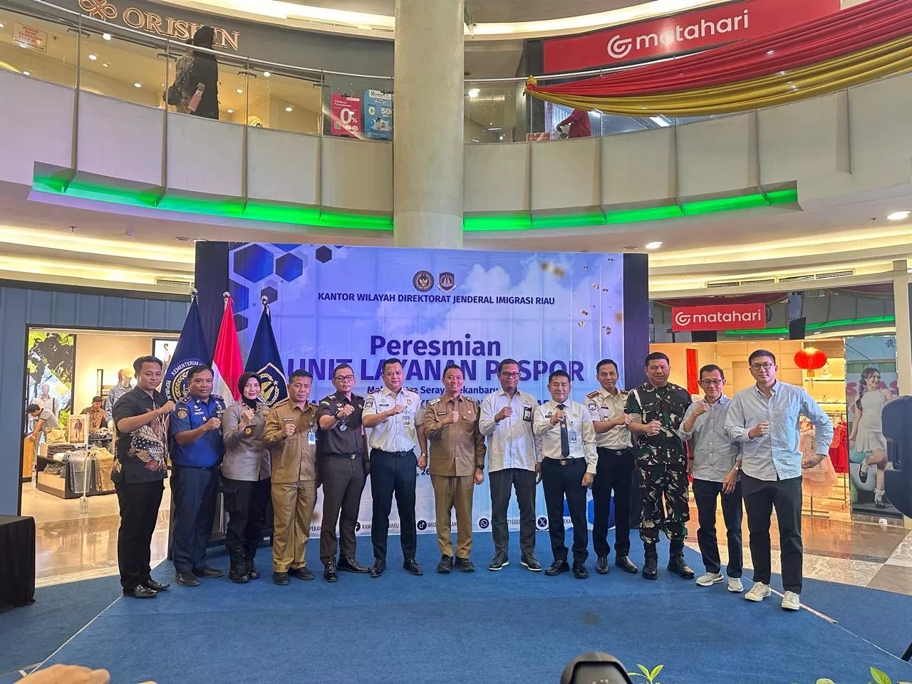 Imigrasi Pekanbaru Hadirkan Layanan Paspor di Mal Ciputra Seraya