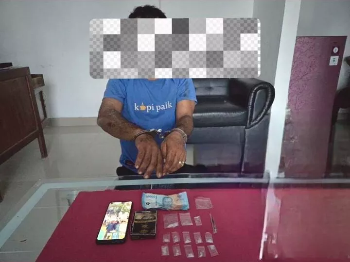 Tak Berkutik, Pengedar Sabu 3,21 Gram Diciduk Polsek Mandau