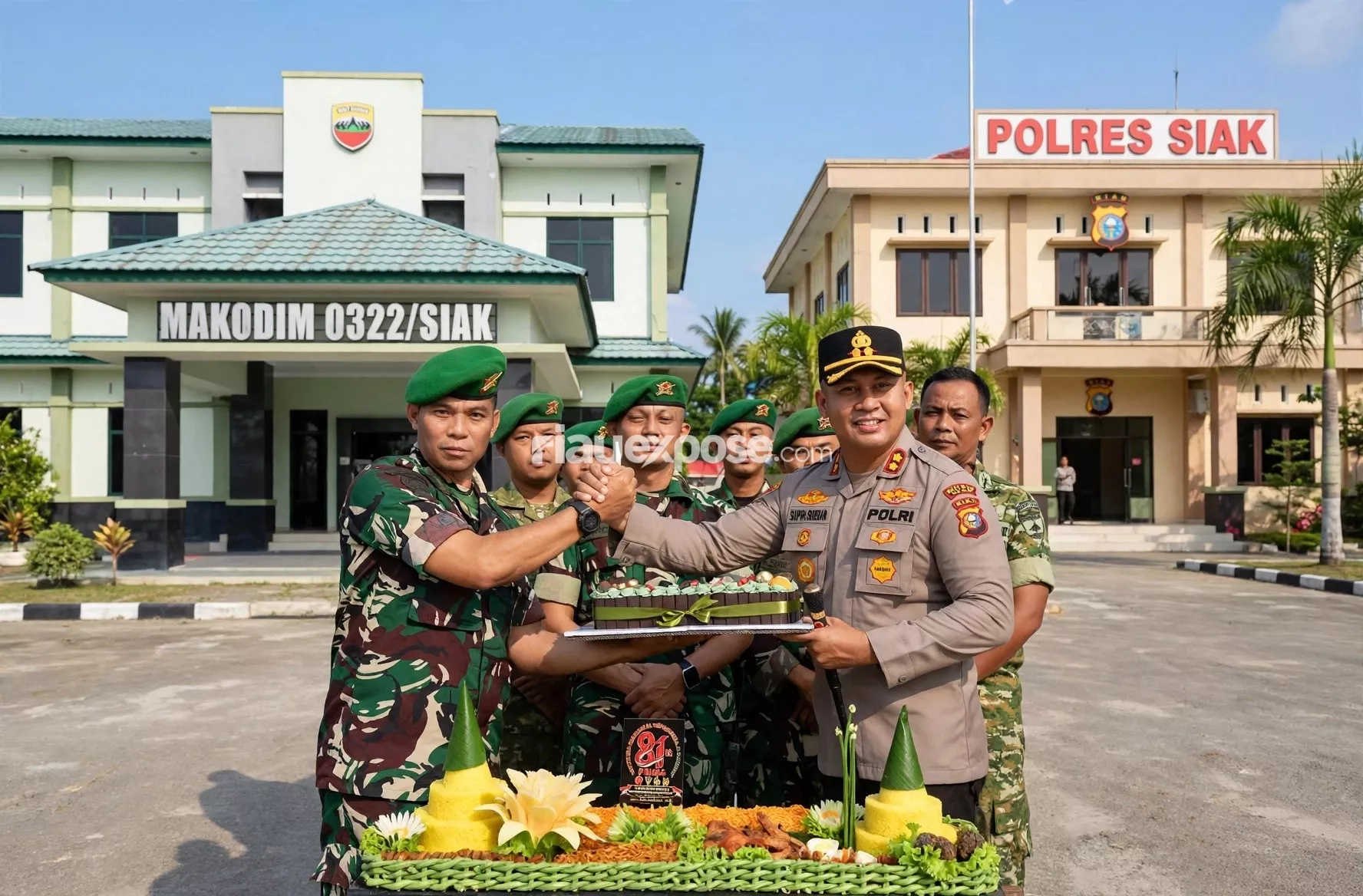     HUT TNI ke-81, Kapolres Siak Teguhkan Sinergi Demi Indonesia Maju