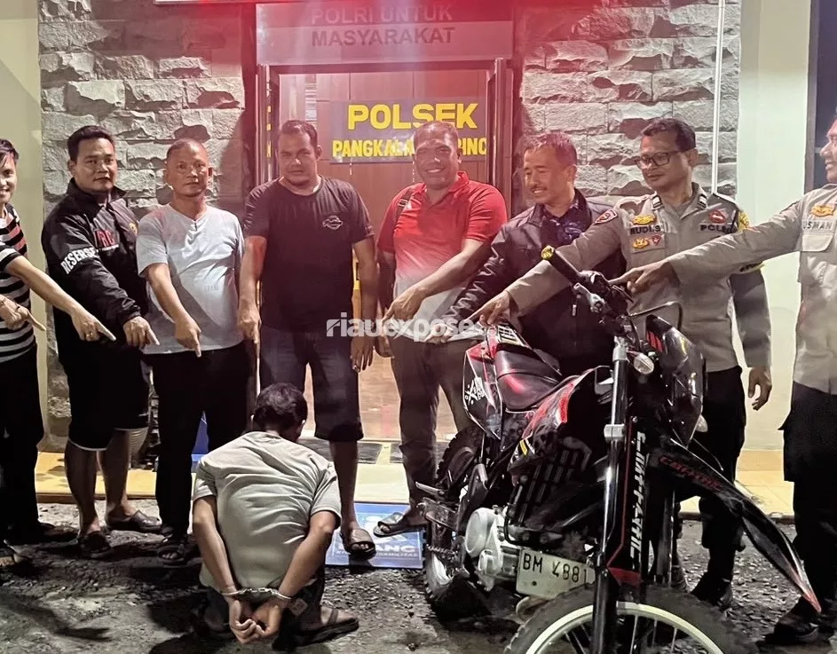 Curanmor di Lubuk Dalam Terungkap, Pelaku Ditangkap di Pelalawan