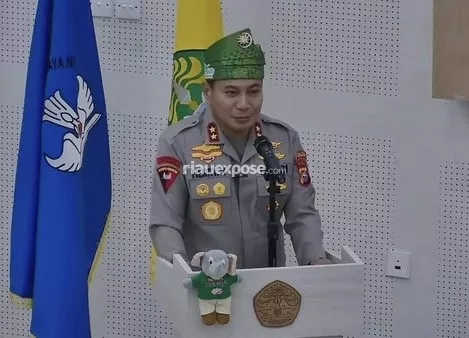 Kapolda Riau Resmikan Pusat Studi Kepolisian dan Lingkungan Hidup UNRI