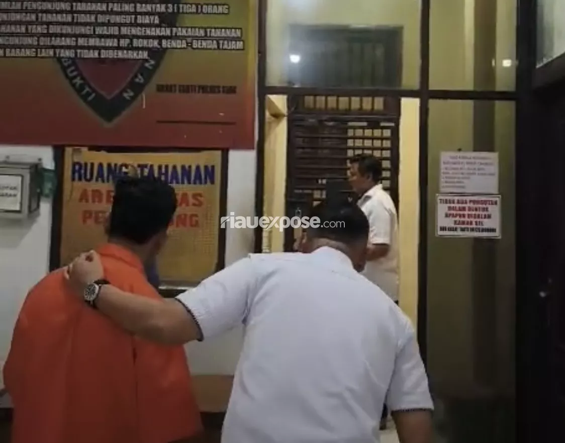 Korupsi Dana APBKam, Mantan Penghulu di Siak Ditahan Polisi