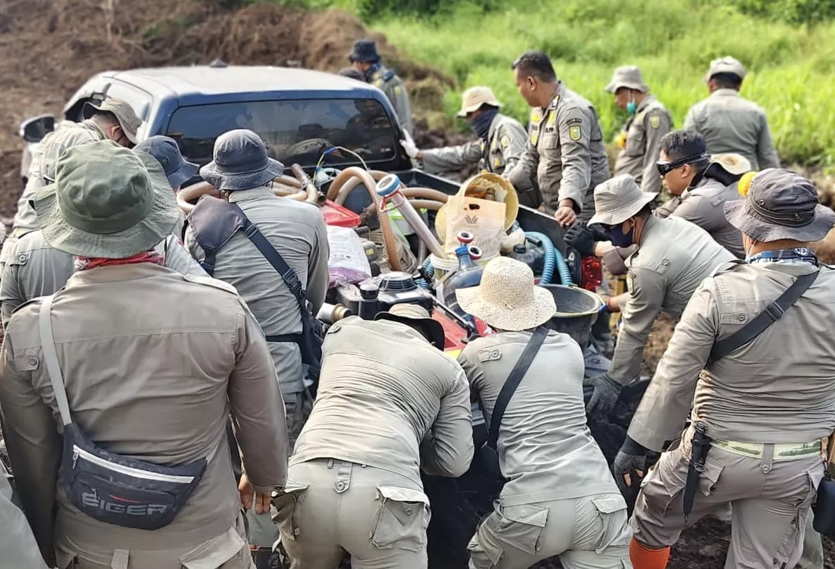 Satpol PP Riau Dikerahkan ke Siak Atasi Karhutla