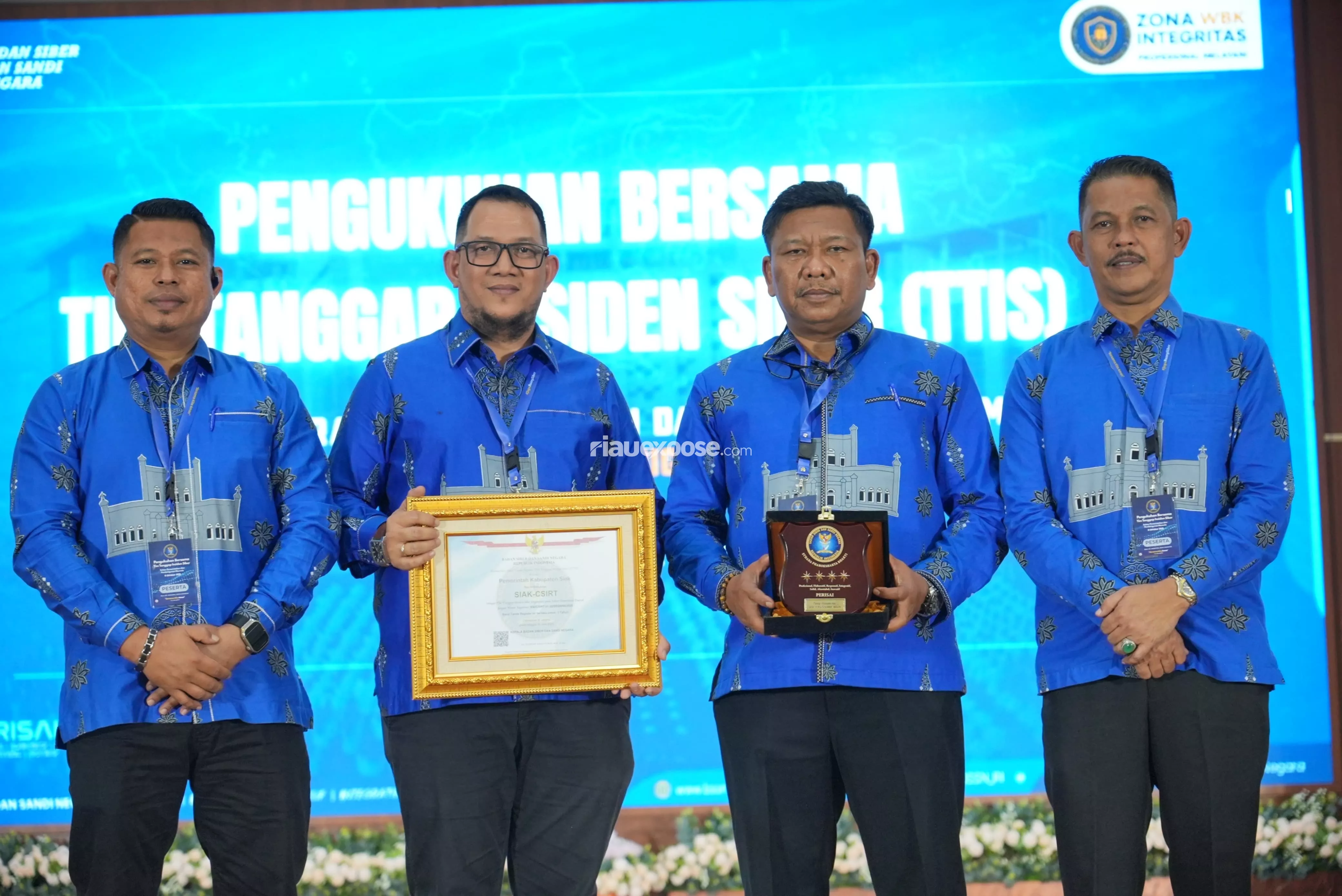 Sertifikat BSSN Dikantongi, Siak Jadi Bagian dari 59 TTIS Nasional