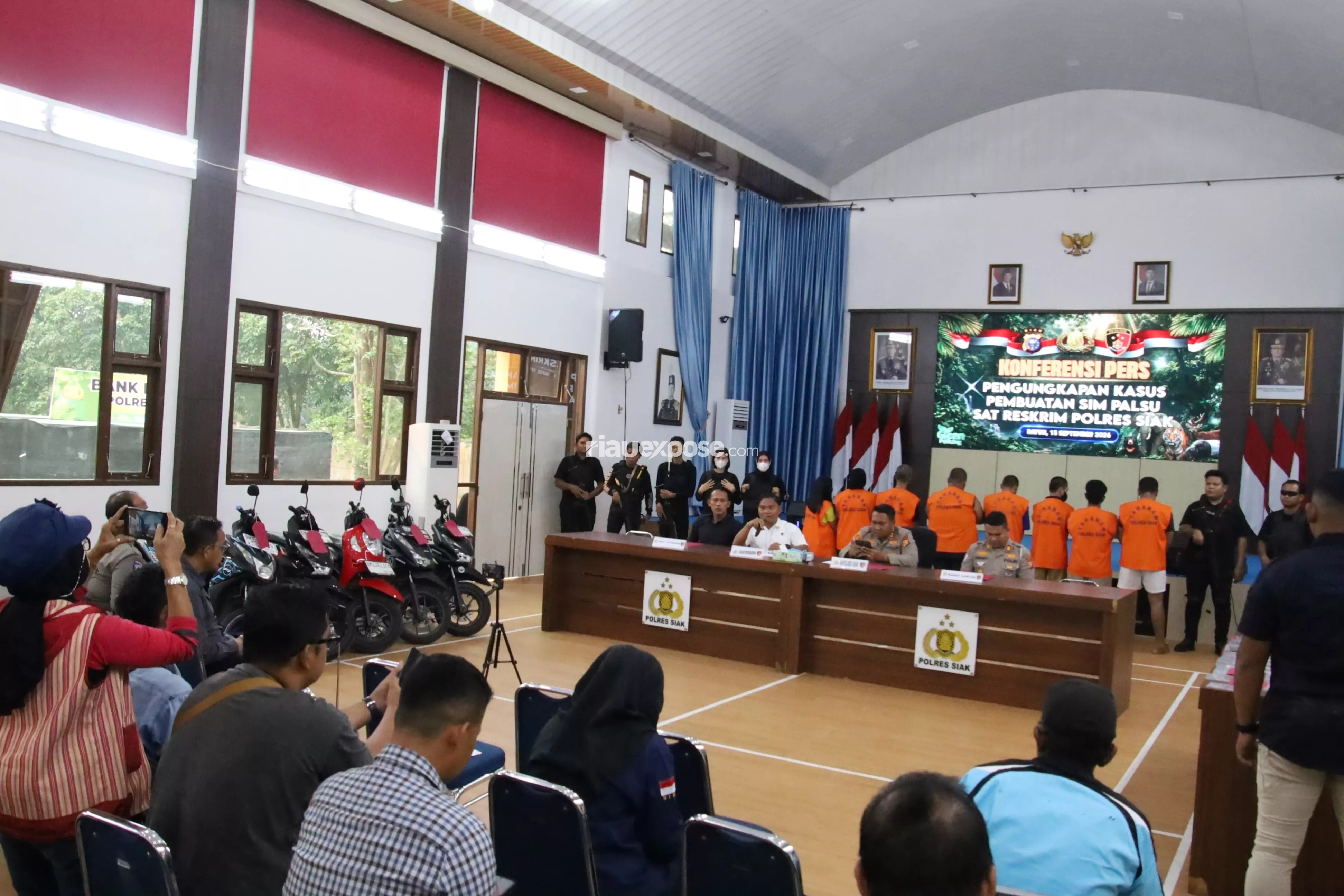 Beraksi Sejak Juni, 500 SIM Palsu Dibongkar Satreskrim Polres Siak 