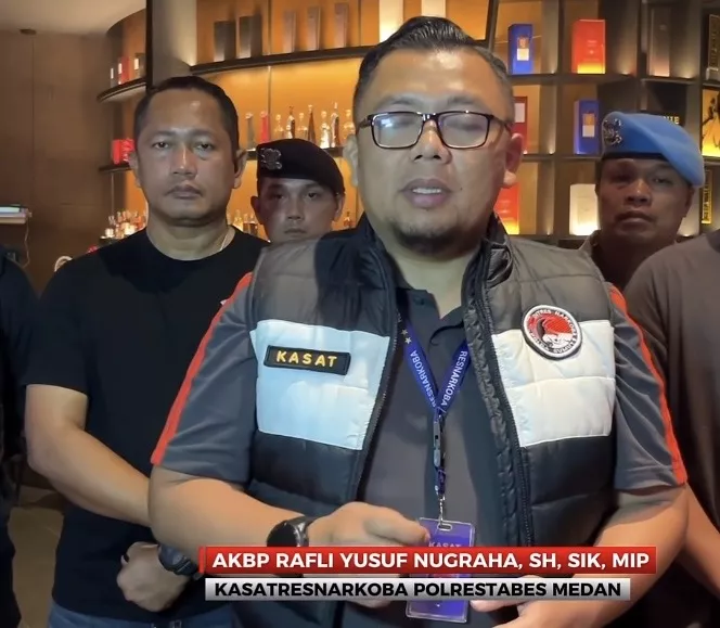 Bareskrim dan Polrestabes Medan Bongkar Peredaran Vape Narkoba di THM
