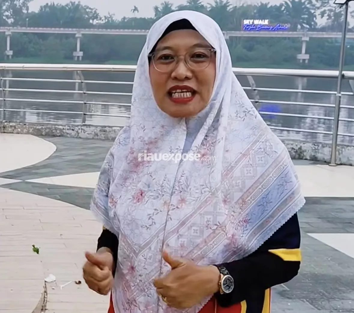 Siak Run 2026, Ketua PKK: Jaga Kebersihan, Buang Sampah di Tempatnya