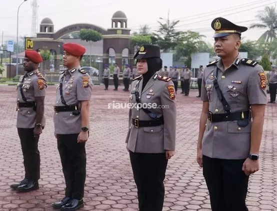 Polres Bengkalis Sertijab Dua Kasat, Yohn Mabel ke Inhu