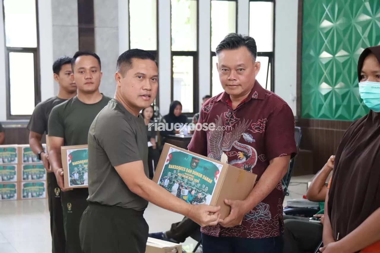 HUT Ke-81 TNI, Pangdam XIX Gelar Bakti Sosial Kesehatan di Pekanbaru