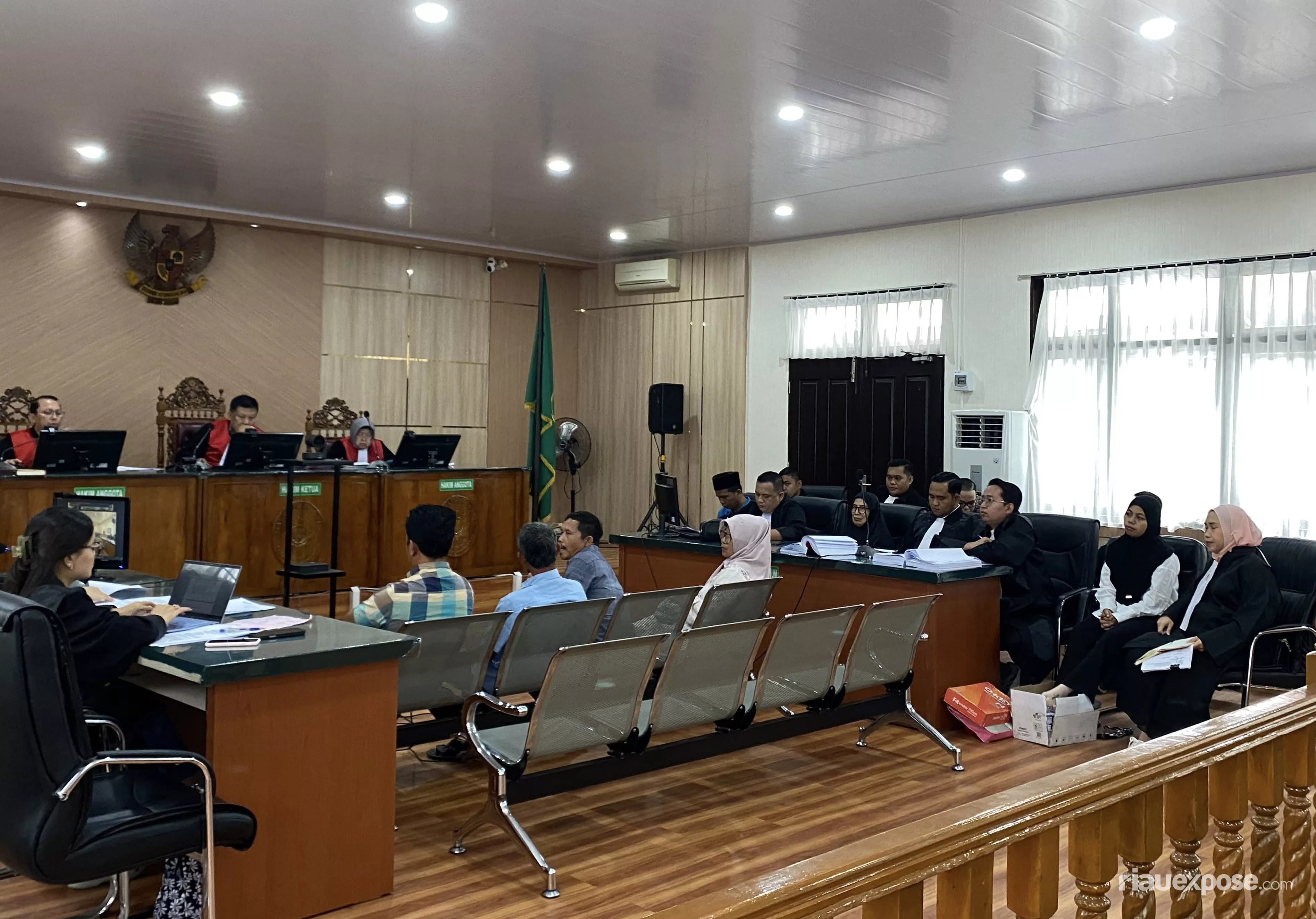 5 Kades dan 1 Lurah Bersaksi Kasus Pupuk Bersubsidi Pelalawan