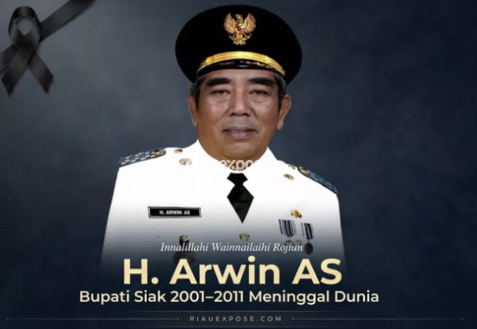 Bapak Pembangunan Siak Arwin AS Wafat di RSUD Arifin Achmad Pekanbaru