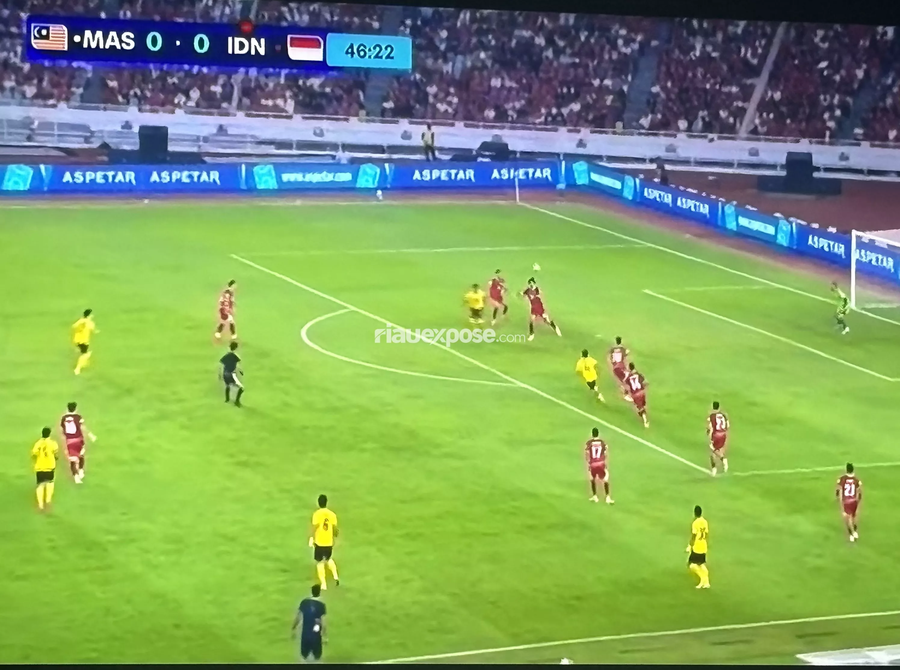 Indonesia Vs Malaysia 0-0, Garuda Bertahan 10 Pemain hingga  Akhir