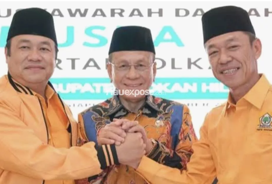 Bupati Bistamam Resmi Pimpin Golkar Rohil, Terpilih Aklamasi