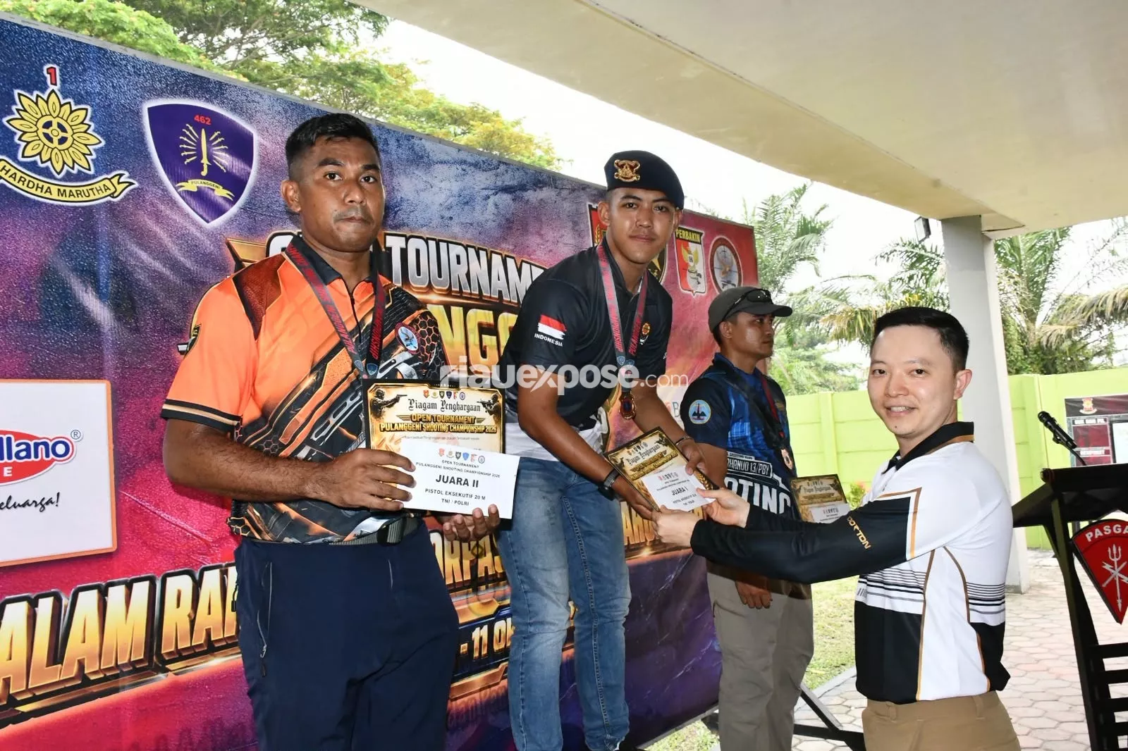Bripda Rafif Juara I Menembak Pistol 20 Meter TNI-Polri