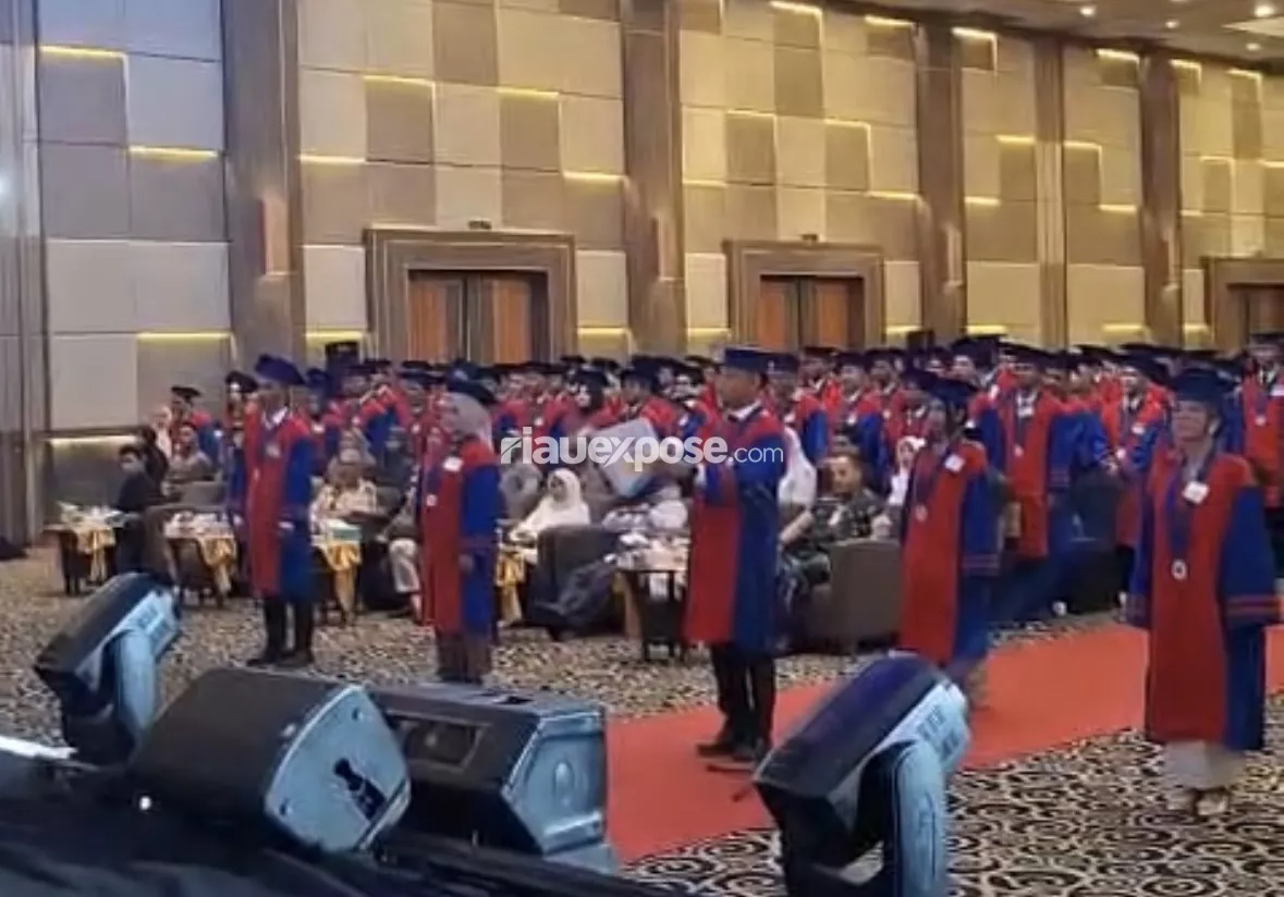 314 Mahasiswa UPBI Pekanbaru Diwisuda, Empat Lulusan Raih IPK 4,00