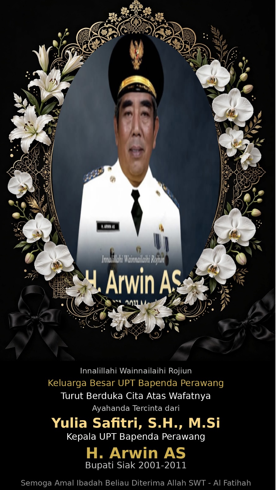Ucapan Duka Samsat Perawang