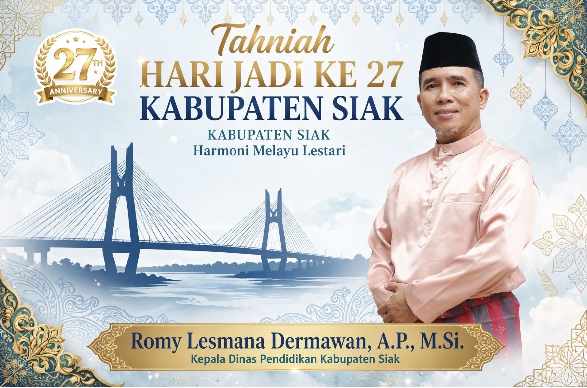 Hut Siak-27 Kadisdik Romi Lesmana
