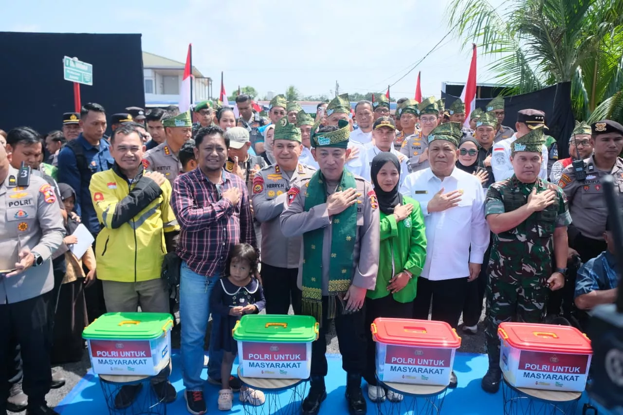 Kapolri Resmikan 80 Jembatan Merah Putih Presisi, Total 110 Unit Perkuat Konektivitas dan Kesejahteraan Masyarakat Riau
