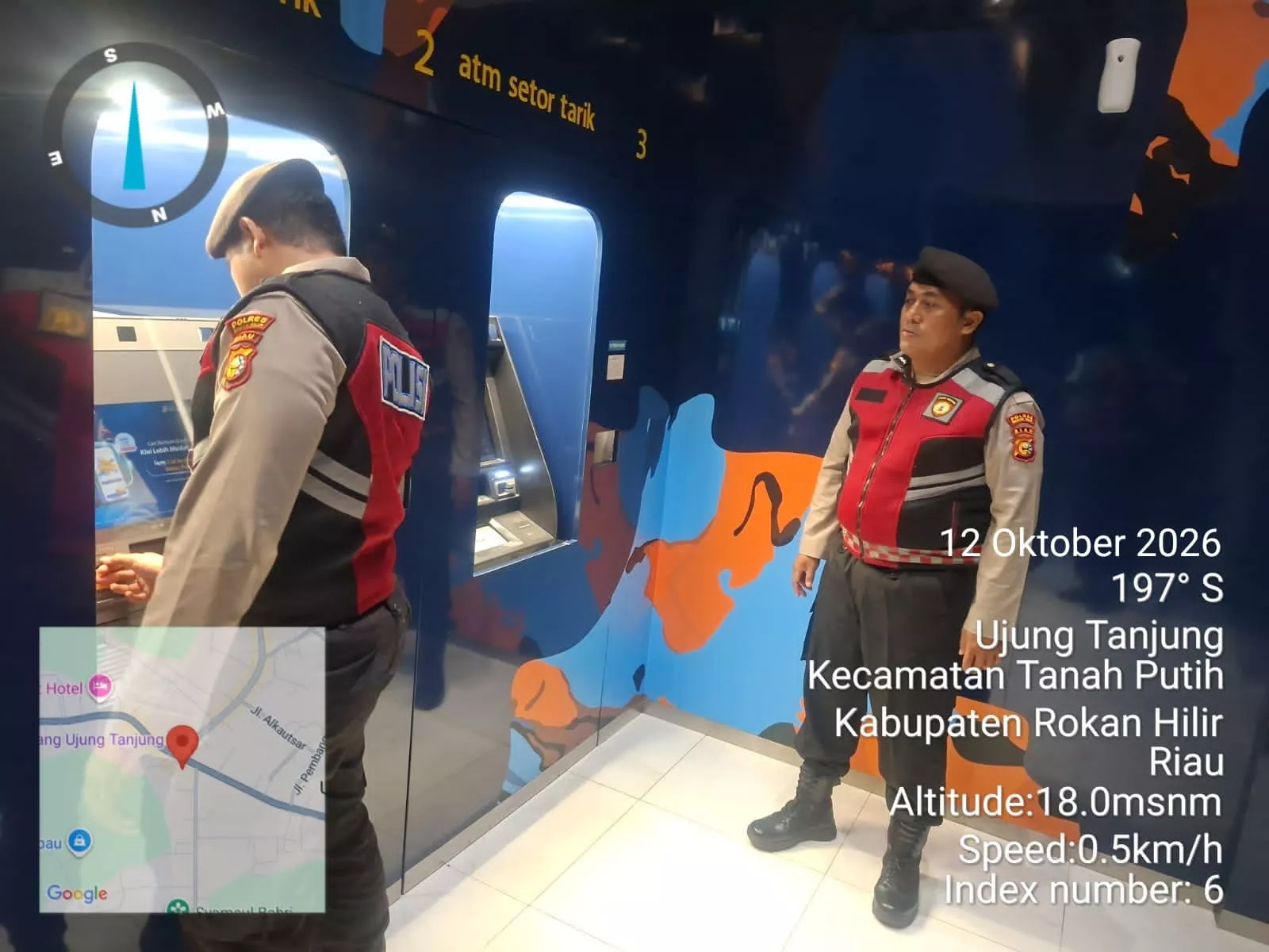 Cegah Kejahatan Jalanan, Sat Samapta Polres Rokan Hilir Gelar Patroli Preventif di Jalur Lintas Riau–Sumut