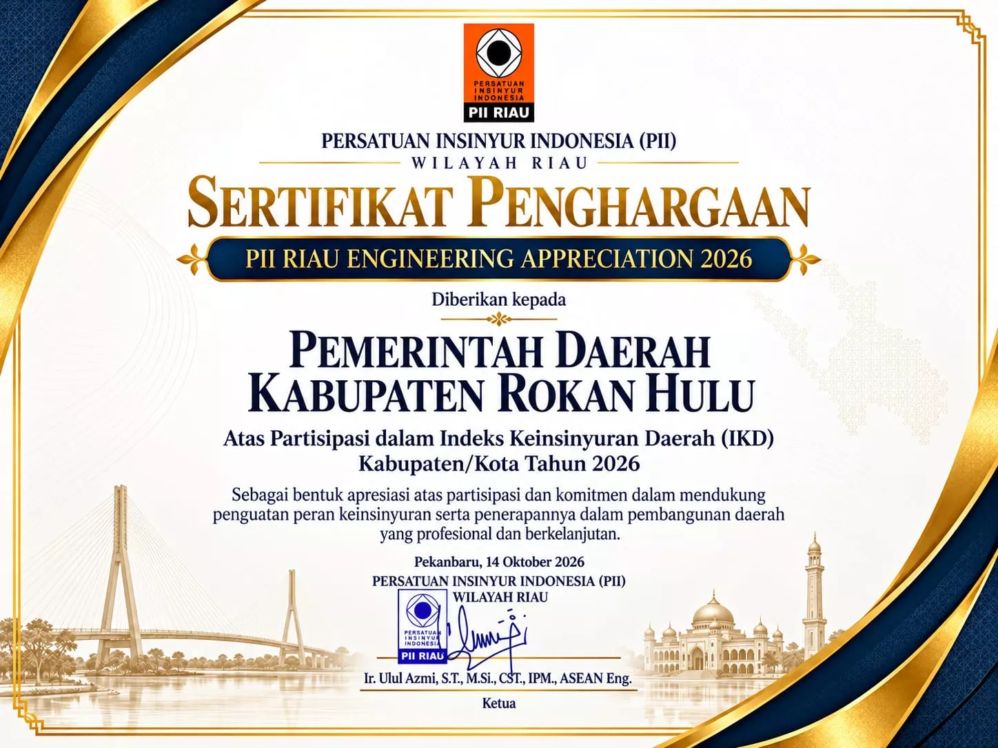 PII Riau Apresiasi Rokan Hulu, Satu-satunya Kabupaten yang Kirim Data IKD 2026