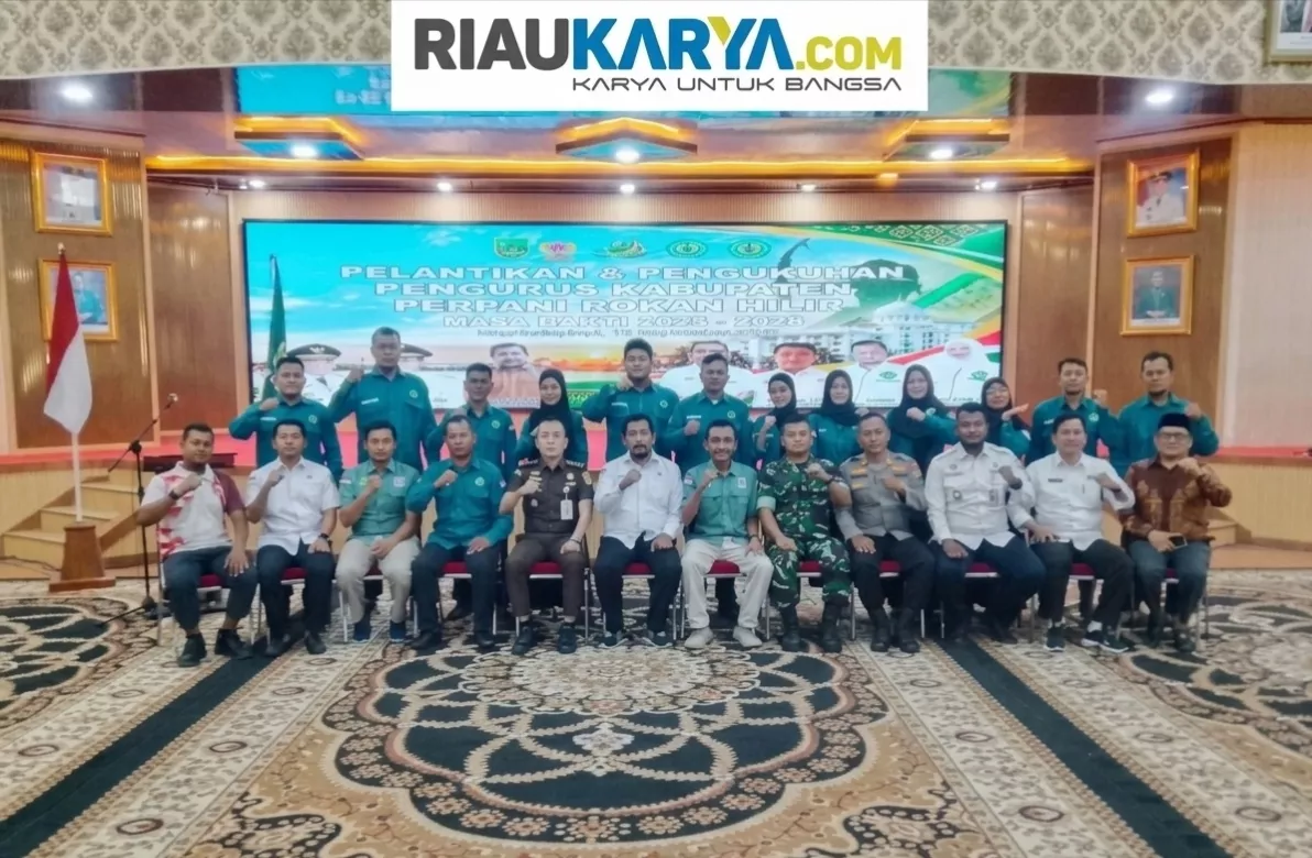 Perpani Rokan Hilir 2025-2029 Resmi Dilantik, Siap Bidik Emas di Kejurprov VIII