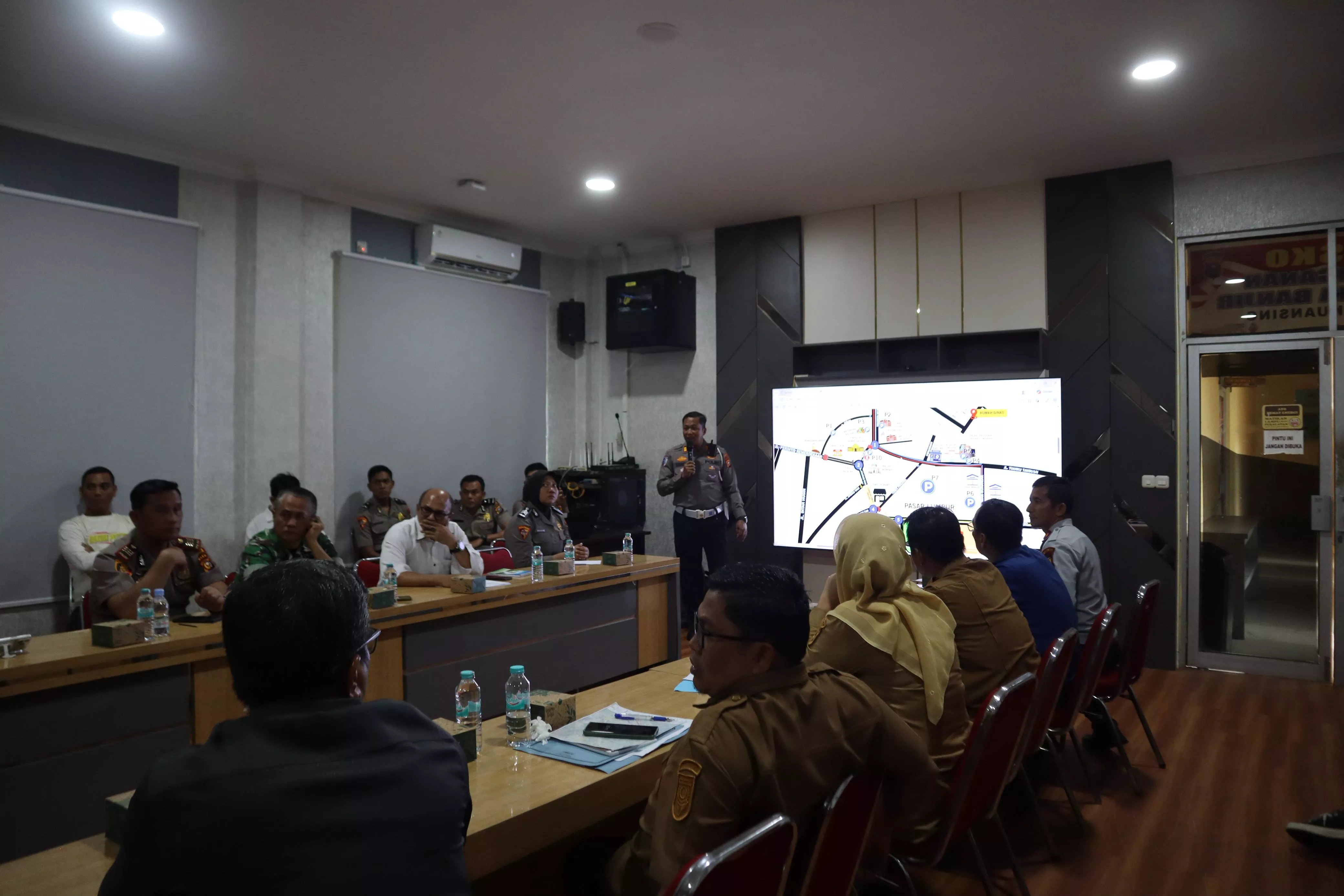Kapolres Kuansing Pimpin Rakor Persiapan Pacu Jalur Rayon II dan MTQ Provinsi Riau 2026
