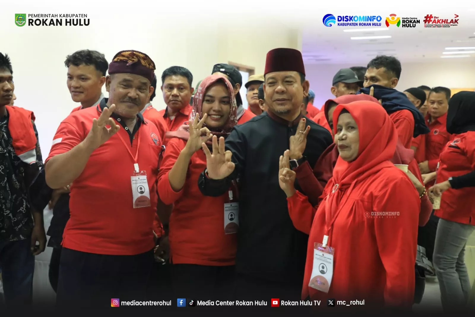 Musancab PDIP Rohul 2026 Resmi Dibuka, 579 Peserta Siap Perkuat Soliditas Partai