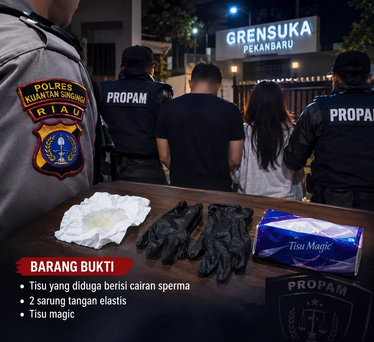 Diduga Terlibat Pelanggaran, Anggota Polres Kuansing Digerebek Propam Polda Riau di Pekanbaru