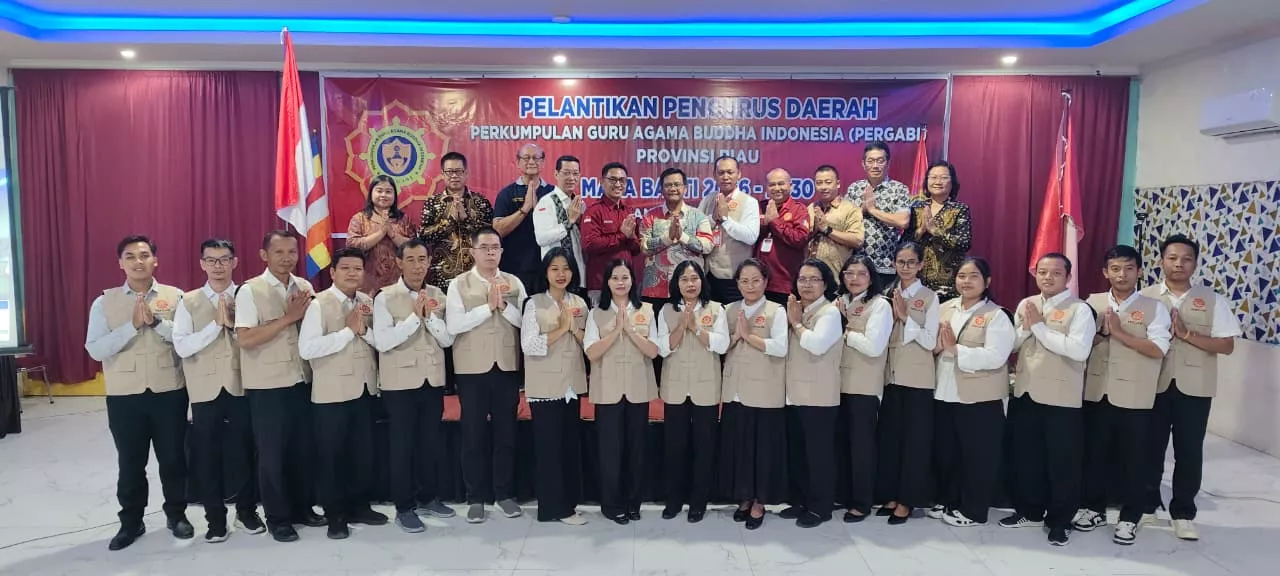 Suyanto Terpilih Pimpin PERGABI Riau Periode 2026–2030, Siap Perkuat Pendidikan Agama Buddha