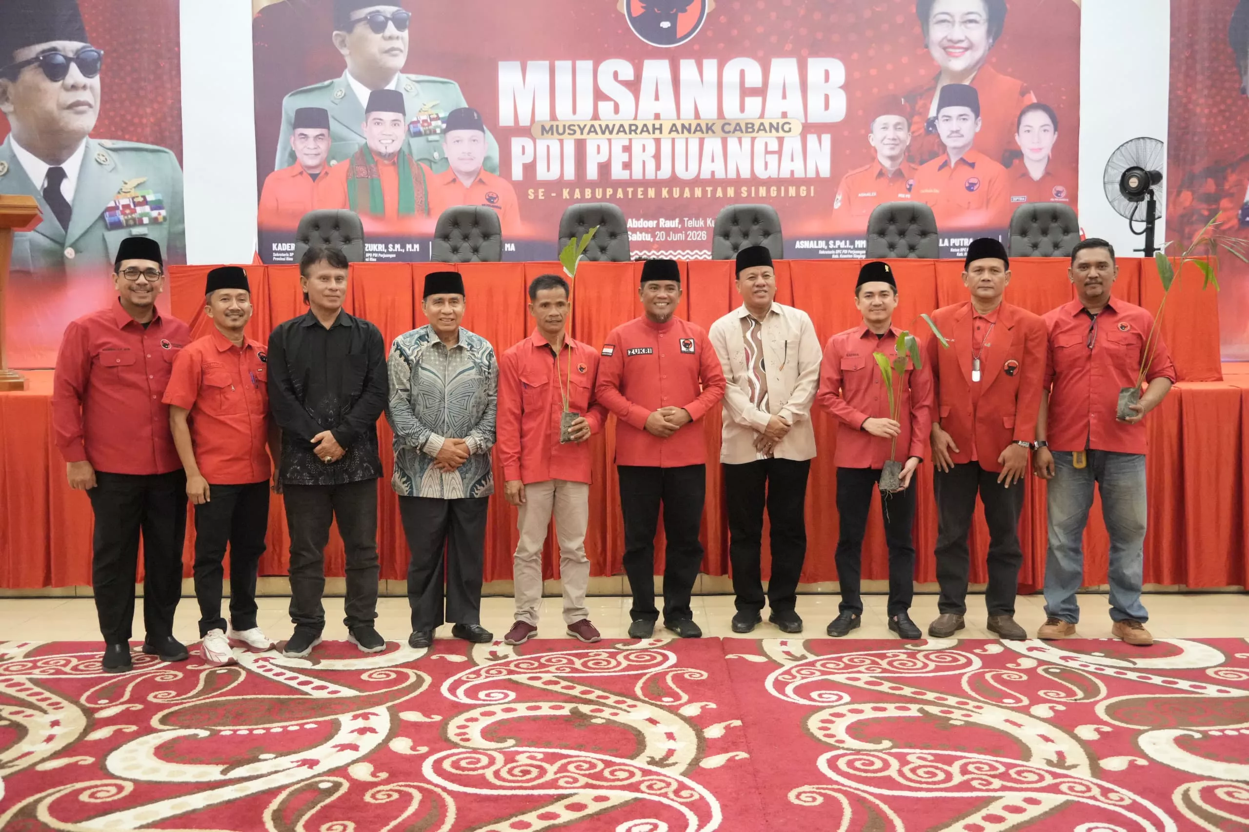 Muscab PDI Perjuangan Kabupaten Kuansing  Digelar di Gedung Abdoerrauf