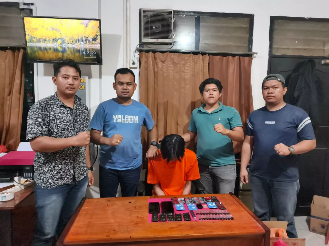 Polsek Kateman Ungkap Dugaan Peredaran Narkotika, Satu Pria Diamankan Bersama Ekstasi dan Etomidate