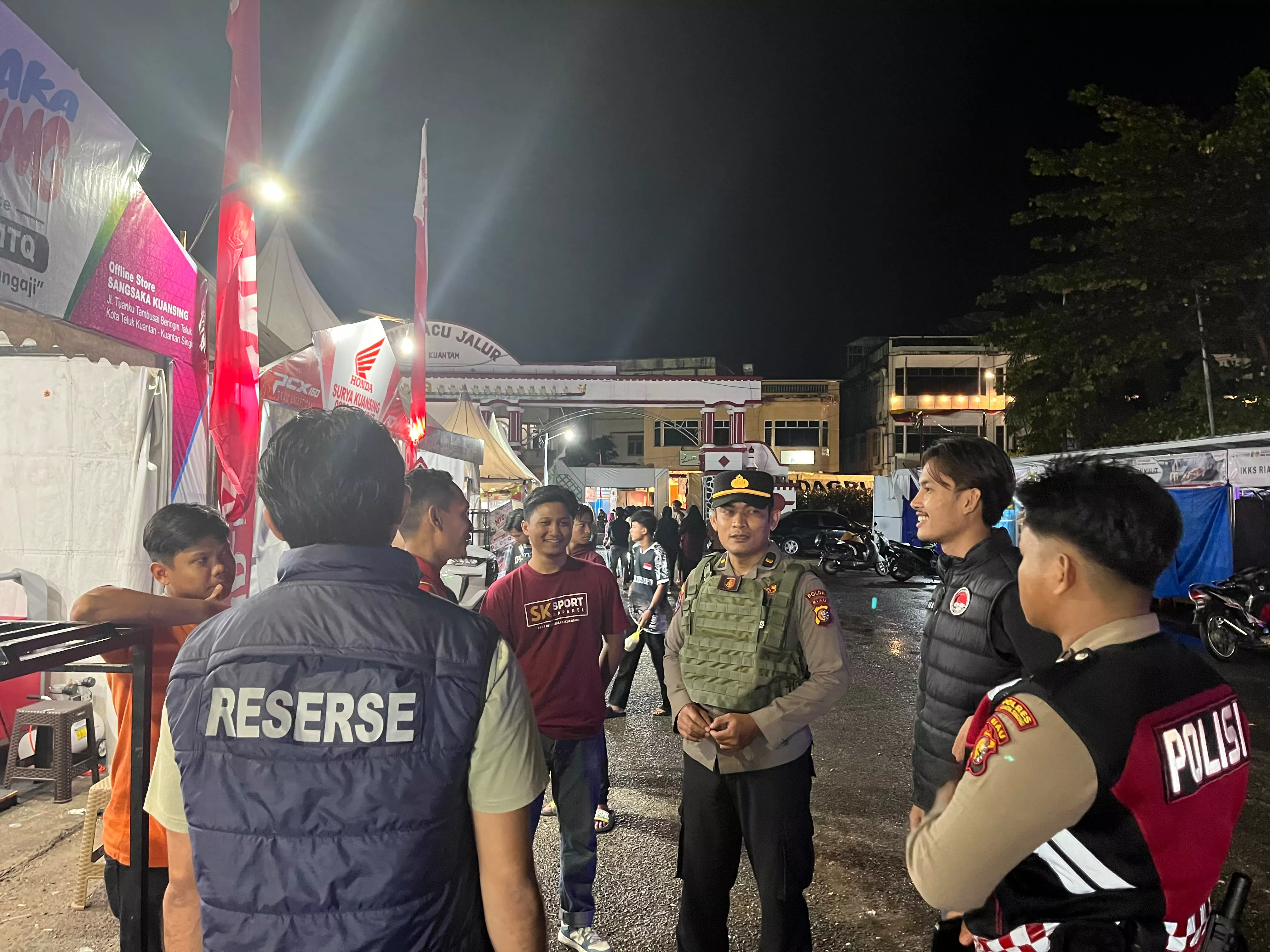 Tim RAGA Polres Kuansing Intensifkan Patroli Malam, Jaga Kamtibmas dan Cegah Kriminalitas