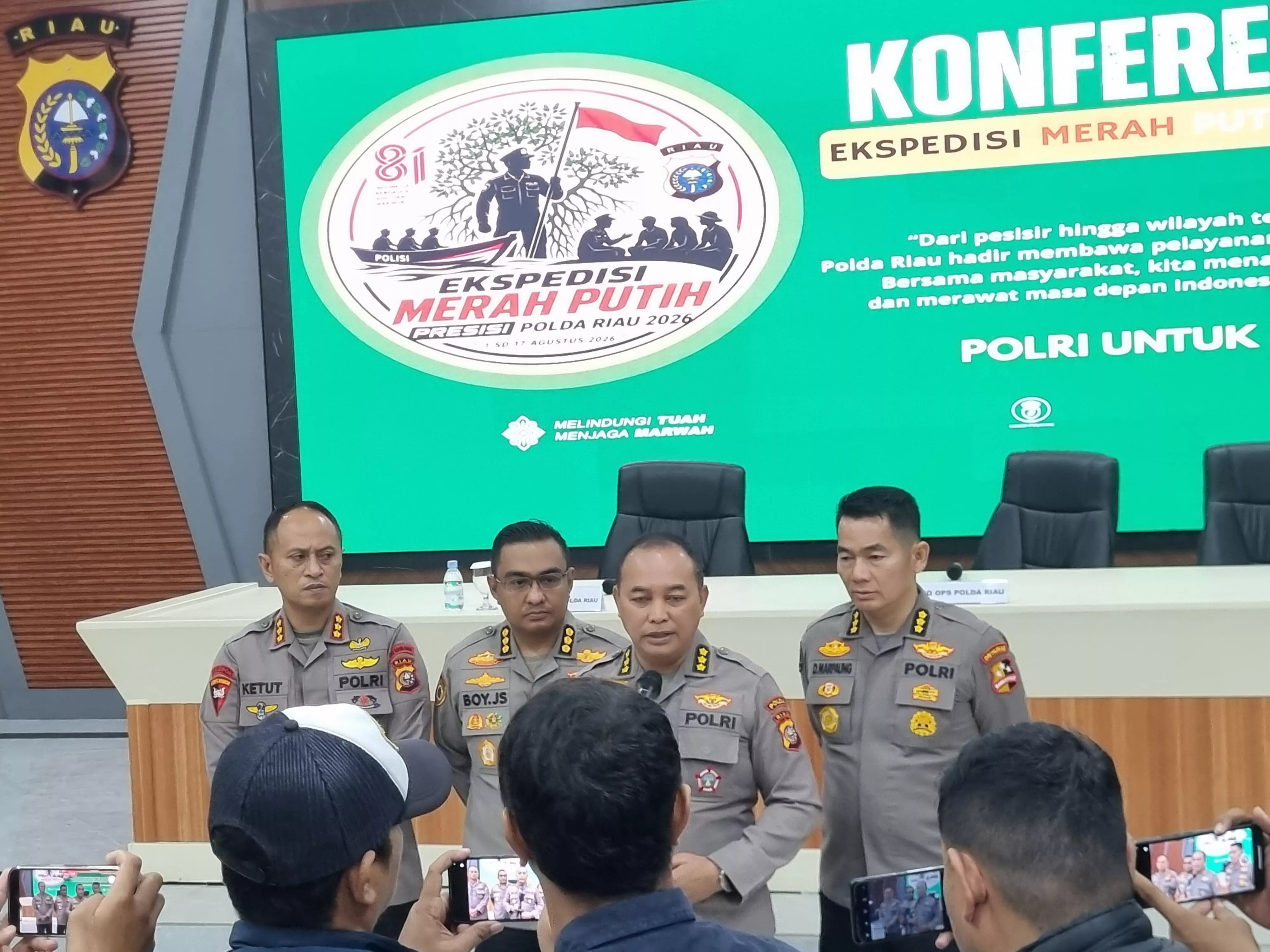 Ekspedisi Merah Putih Presisi 2026 Segera Dimulai, Polda Riau Hadirkan Negara hingga Pulau Terluar