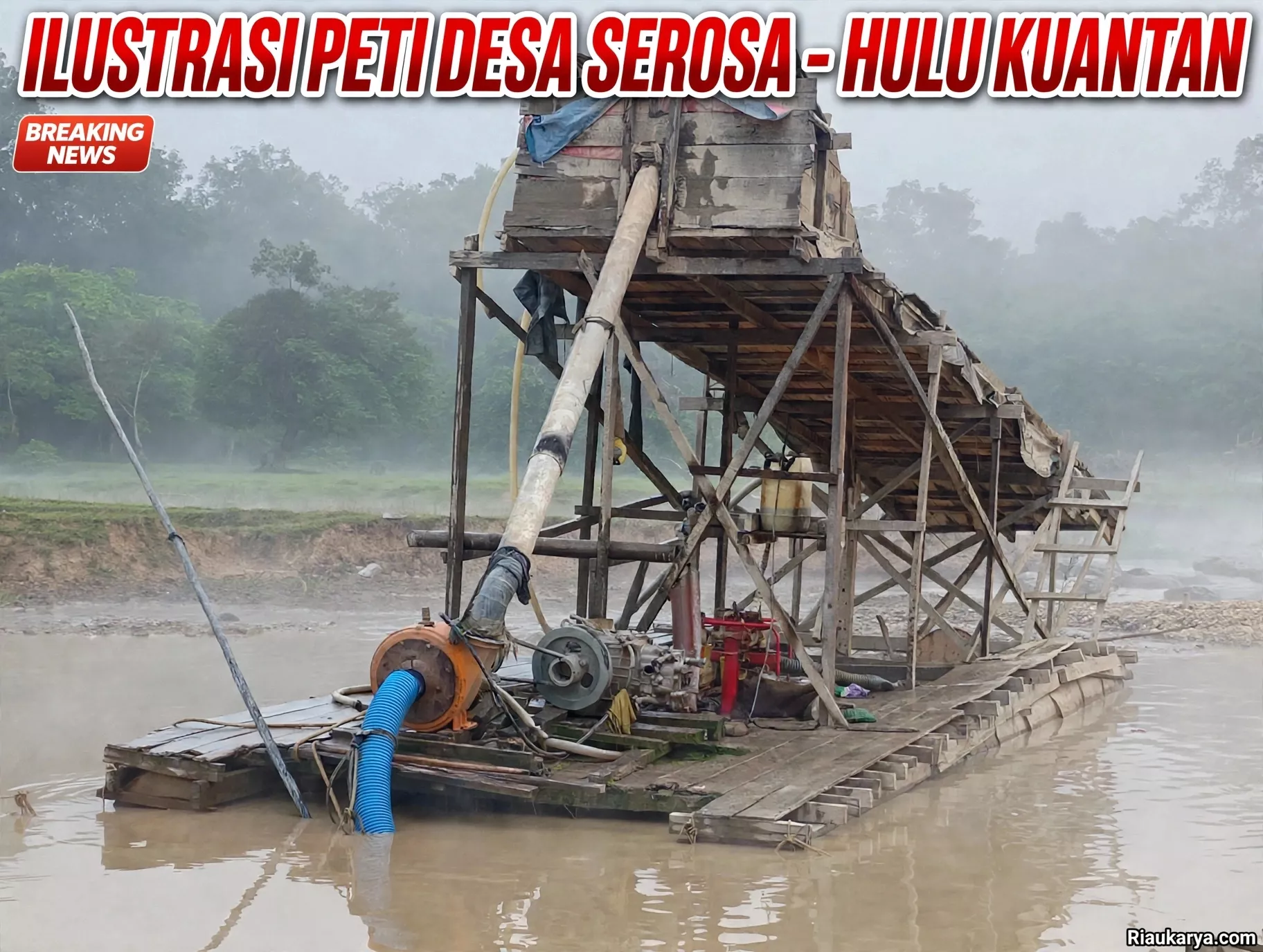 HEBOH! Oknum Diduga Pelaku PETI Bernama IMUL di Desa Serosa Hulu Kuantan Bebas Beroperasi, Rusak Lingkungan Parah, Warga Minta Kapolres Kuansing Segera Tangkap!