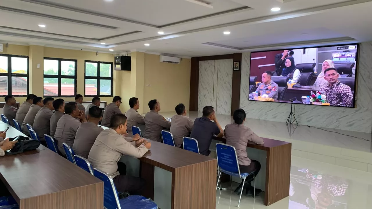 Polres Indragiri Hulu Ikuti Launching Penerimaan Siswa SMA Kemala Taruna Bhayangkara Tahun Ajaran 2027/2028