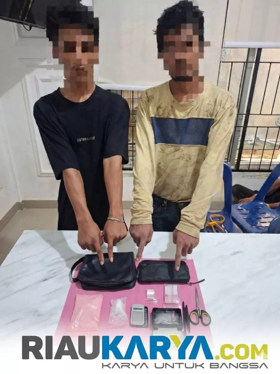Gerebek Transaksi di Kebun Sawit, Polsek Bagan Sinembah Amankan 3 Pria dan 124,5 Gram Sabu