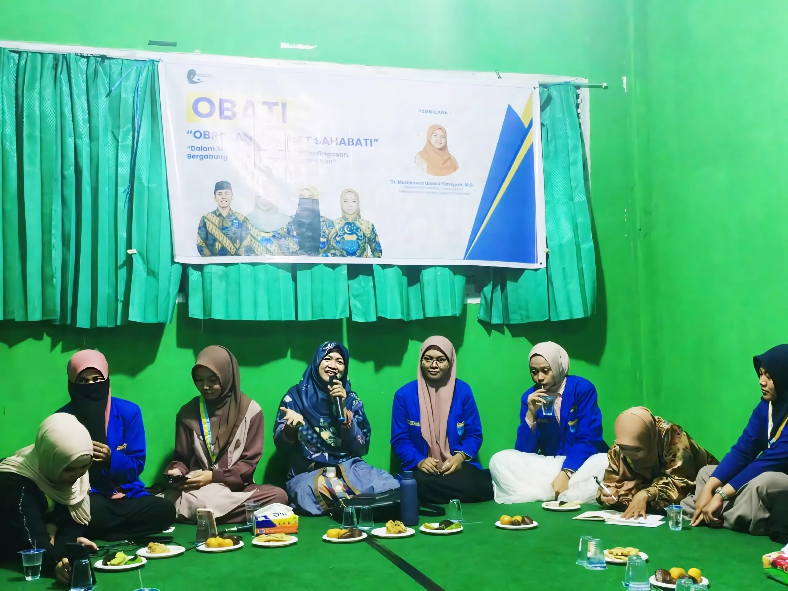 KOPRI PC PMII ROHUL Sukses, Hadirkan Pemateri Dr. Mustiqowati Ummul Fithriyyah