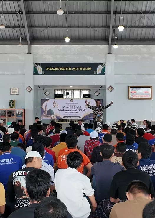 Lapas Bagansiapiapi Peringati Maulid Nabi, Momentum WBP Menuju Perubahan Positif