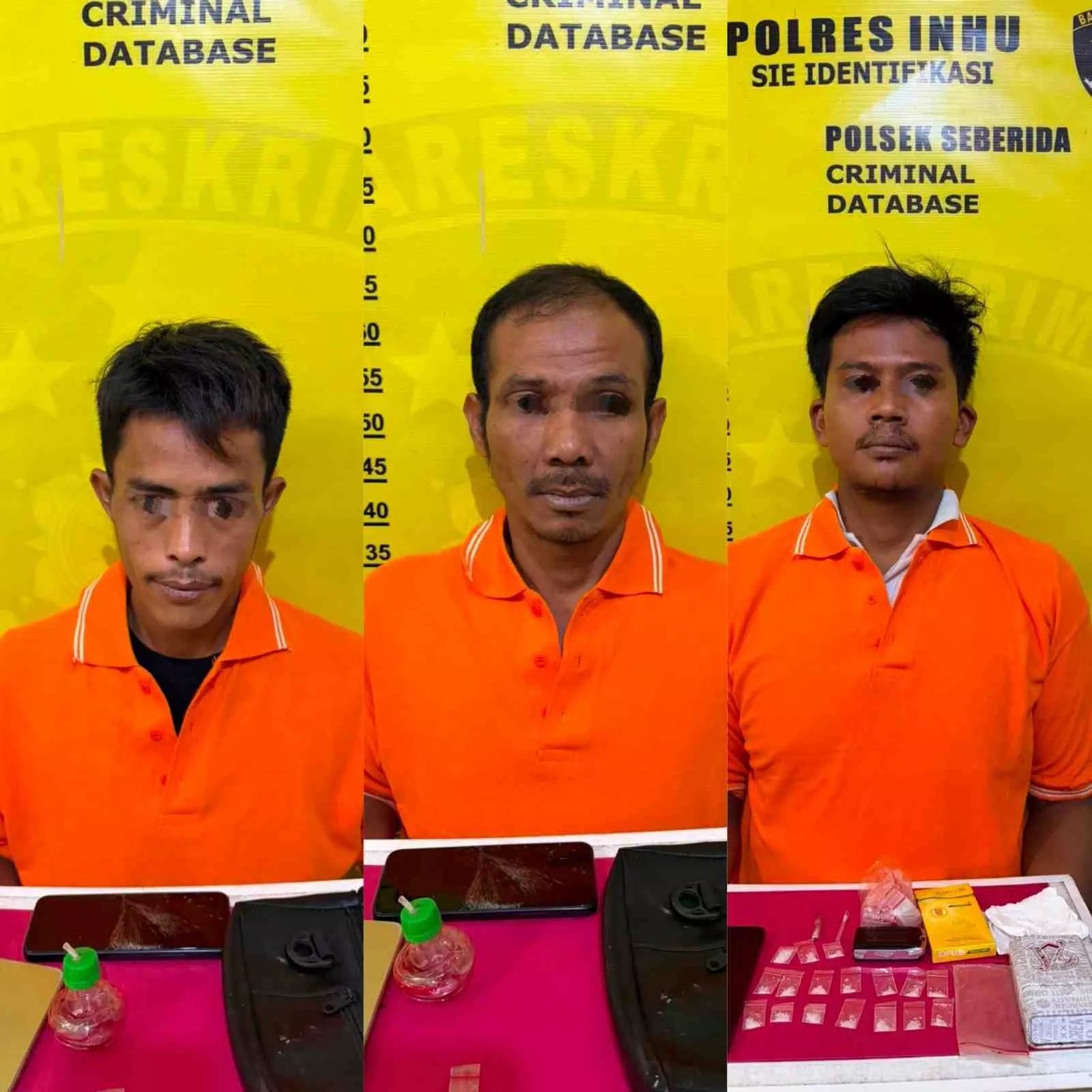 Polisi Ungkap Peredaran Narkoba di Kelurahan Pangkalan Kasai, Belasan Paket Sabu Ditemukan