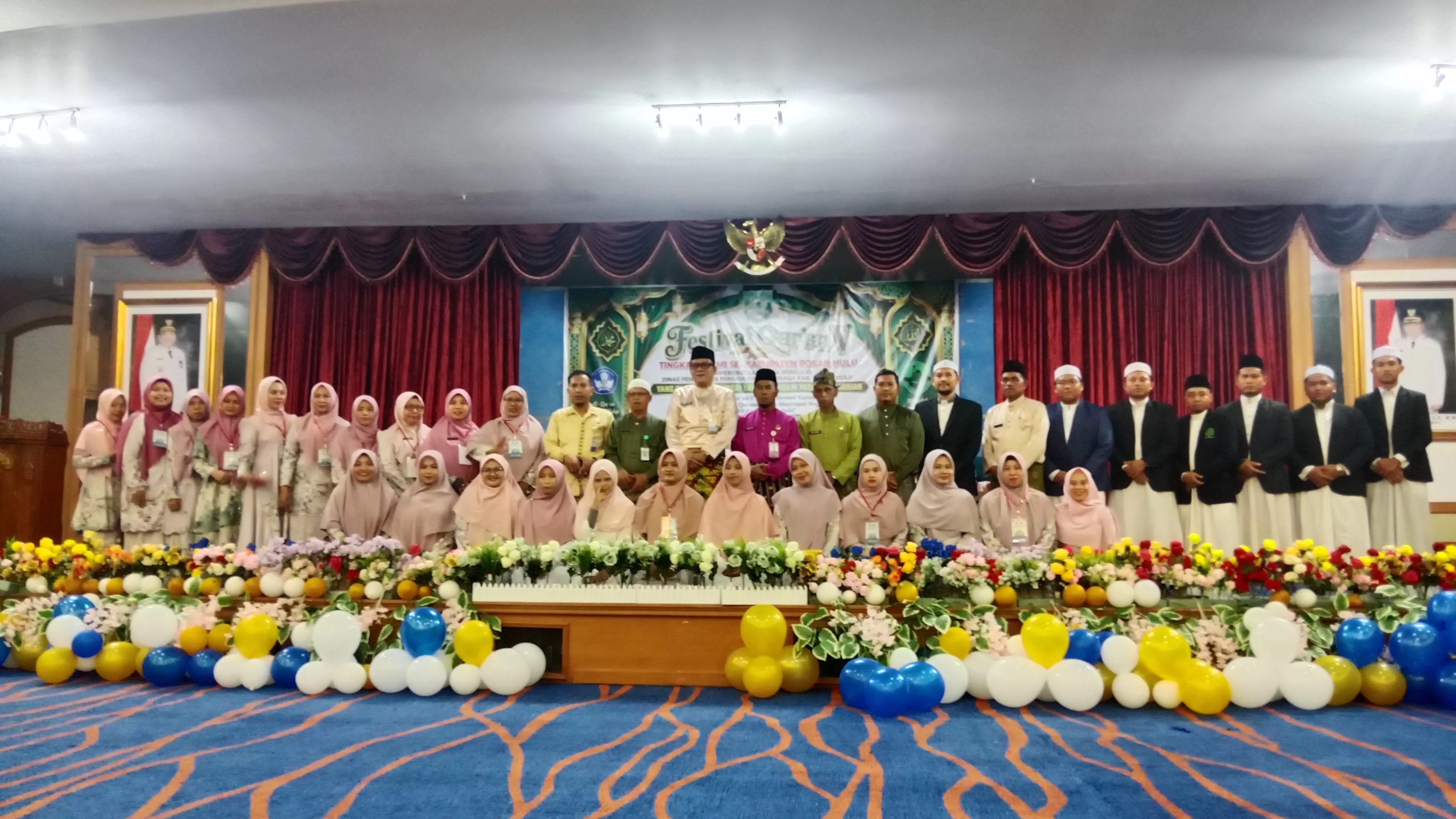 208 Siswa SD/MI Unjuk Kemampuan di Festival Qur’an V Kabupaten Rokan Hulu