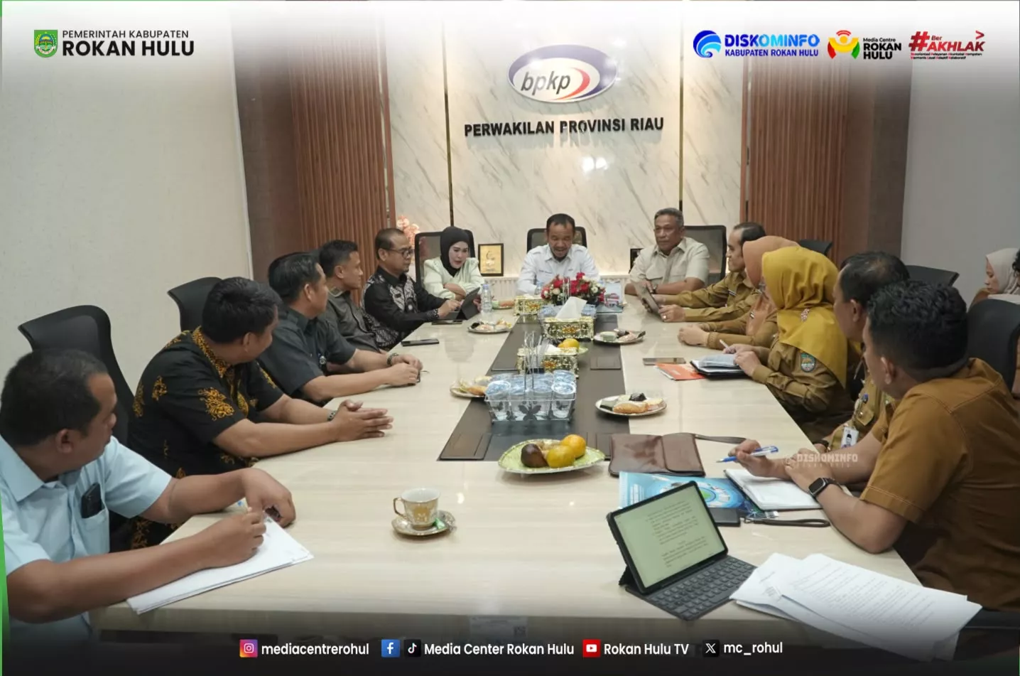 Sinergikan Tata Kelola Aset dan Pinjaman Daerah, Pemkab dan DPRD Rohul Berkonsultasi ke BPKP Riau
