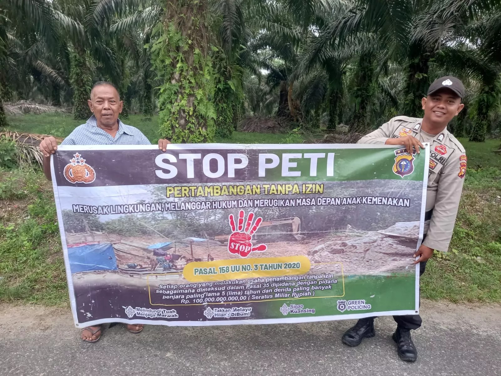 Polsek Jajaran Polres Kuansing Gencarkan Sosialisasi Larangan PETI, Lindungi Lingkungan dan Tegakkan Hukum