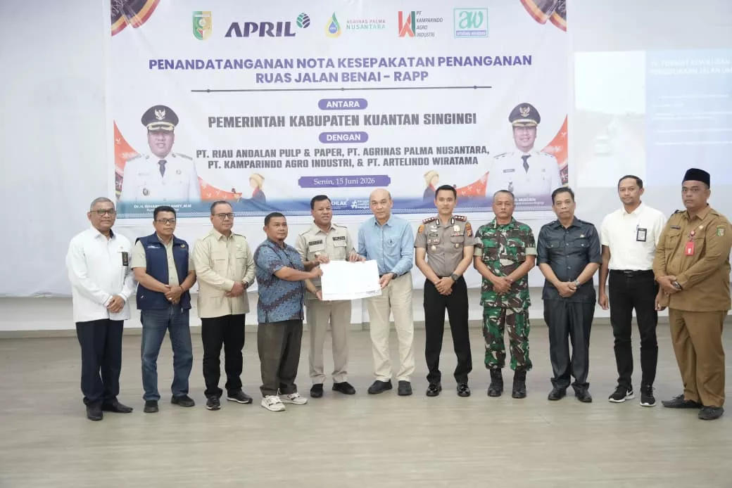 Bupati Kuansing Bersama Sejumlah Perusahaan Besar Memperkuat Komitmen Penanganan Infrastruktur Daerah