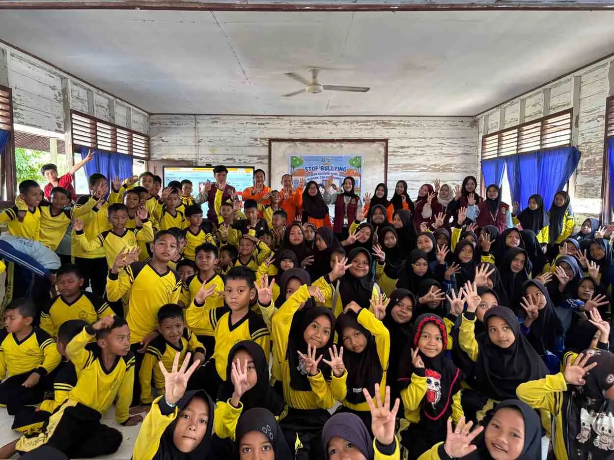 Mahasiswa KKN IAIN Datuk Laksamana Bengkalis Edukasi Siswa SD Negeri 4 Dwi Tunggal Cegah Bullying