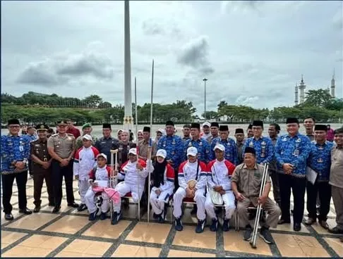 Terima Penghargaan dari Bupati Anton, NPCI Rohul Siapkan 15 Atlet Disabilitas Menuju Peparnas