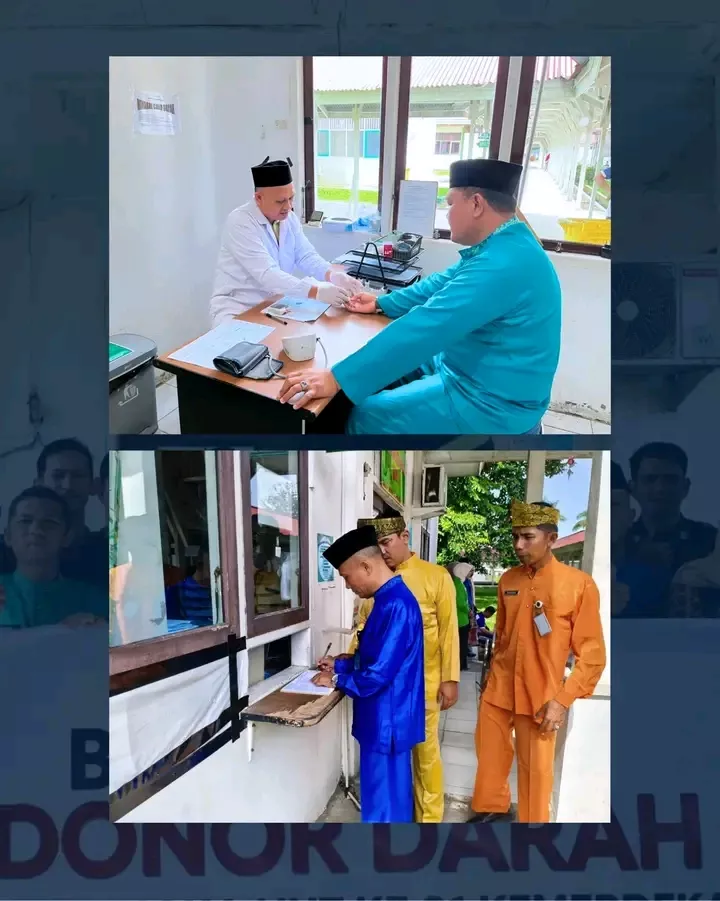 Semarak HUT RI ke-81, Lapas Pasir Pangaraian Gelar Donor Darah untuk Kemanusiaan